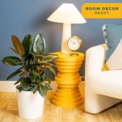 Burgundy Rubber Indoor Plant In 8.75 In. Decor Planter, Avg. Shipping Height 2-3 Ft. Tall -Home plant costa farms house plants l brp s wcp 01 4f 1000