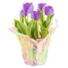 6 In. Purple Tulip Plant In Easter Decor Mylar Wrap, Average Shipping Height 10 In. Tall 1 6 In. Purple Tulip Plant In Easter Decor Mylar Wrap, Average Shipping Height 10 In. Tall -Home plant costa farms perennials m tu4 w emy 01 64 1000